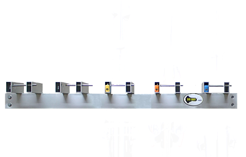 Lockable ski rack sales