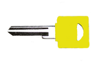 Key Blank - Yellow (Two Groove)