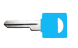 Key Blank - Blue Single Groove
