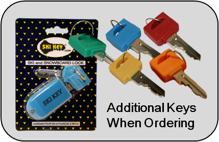 Extra Keys - with Lock Purchase – Ski Key USA
