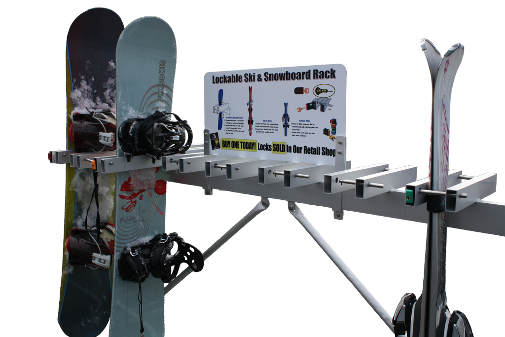 Freestanding Rack for Skis. Snowboards, Fats – Ski Key USA